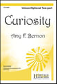 Curiosity Unison/Two-Part choral sheet music cover